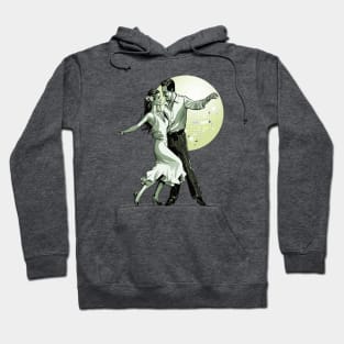 Salsa Couple Dancing With Ballroom Mirrorball Hoodie